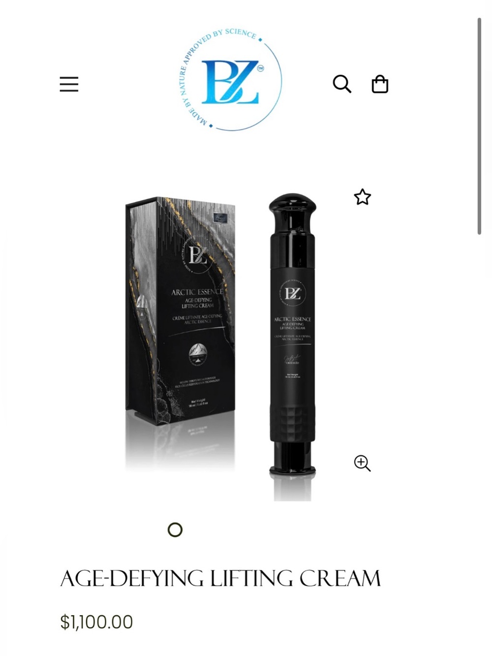 Below Zero Age-Defying Lifting Cream